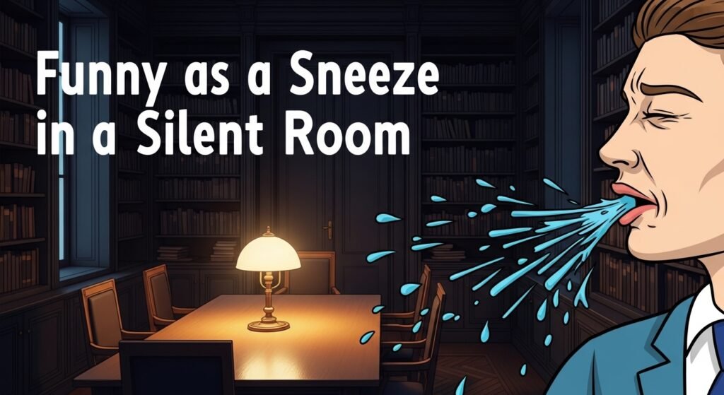 Funny as a Sneeze in a Silent Room
