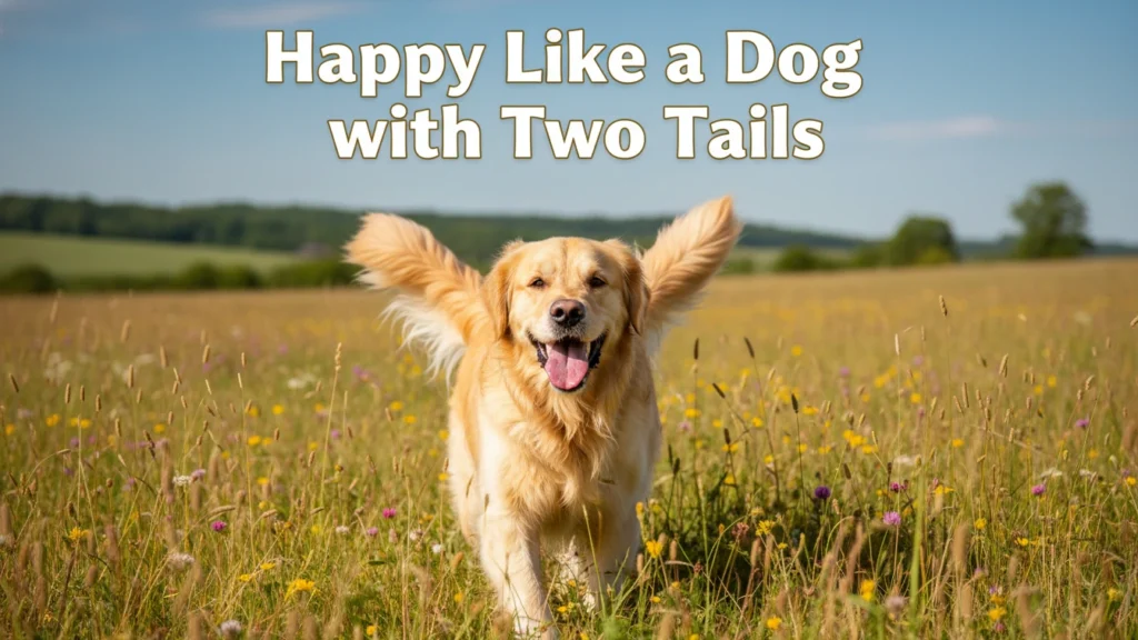 Happy Like a Dog with Two Tails