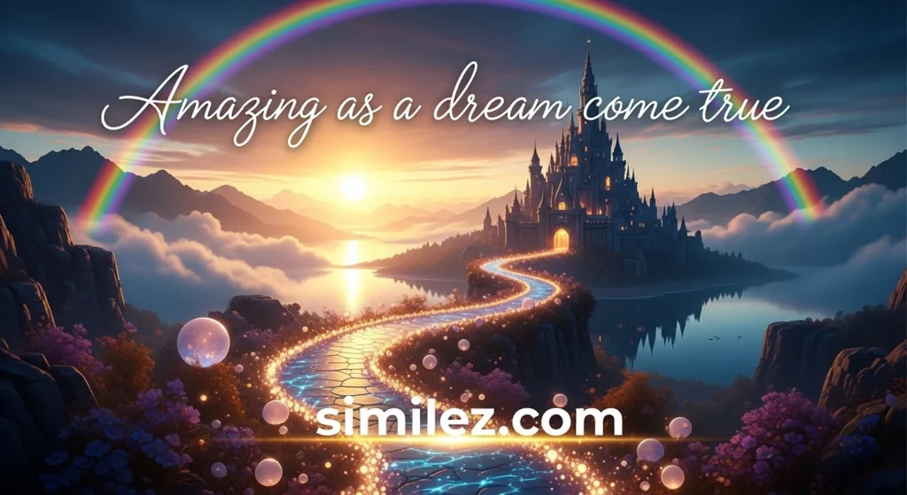 Amazing as a dream come true