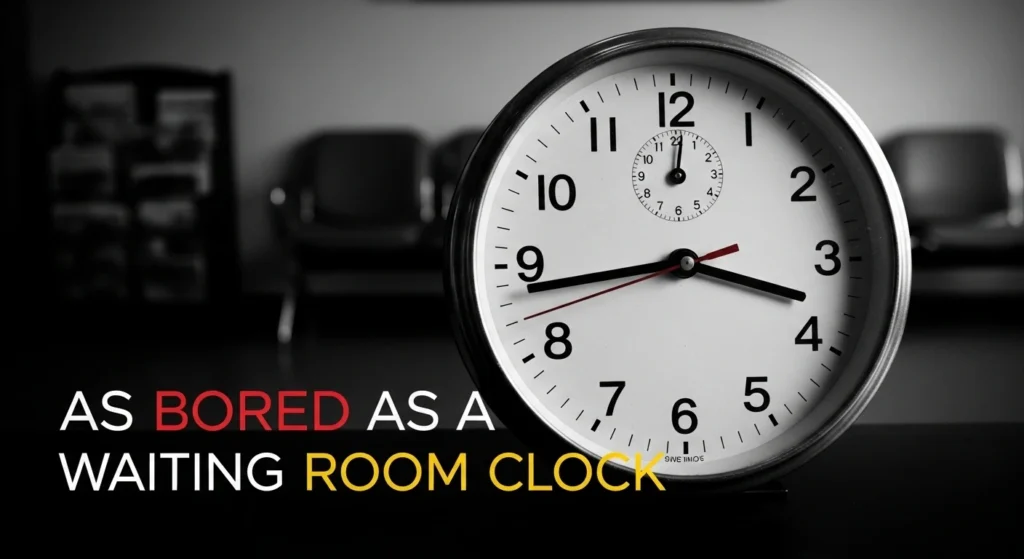 As Bored as a Waiting Room Clock