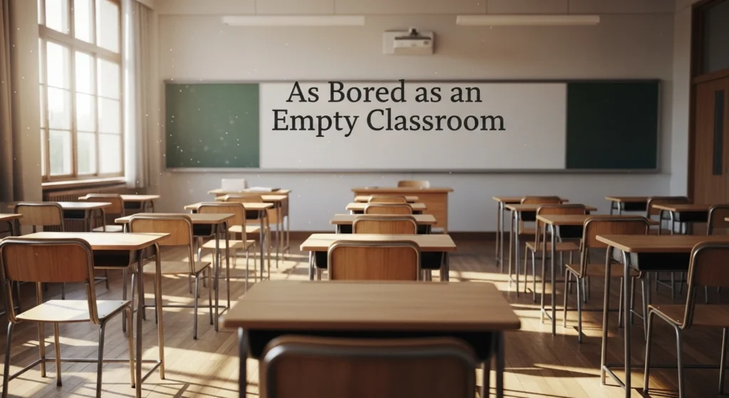 As Bored as an Empty Classroom