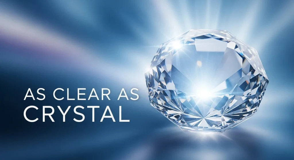 As Clear as Crystal