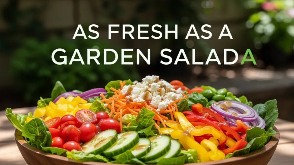 As Fresh as a Garden Salad