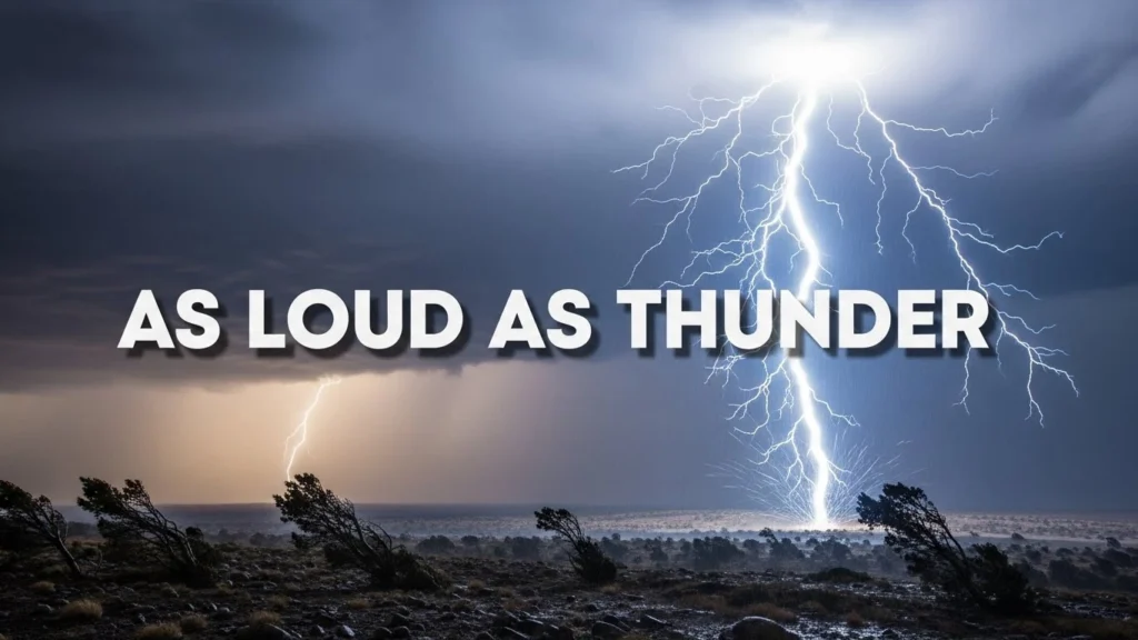As Loud as Thunder