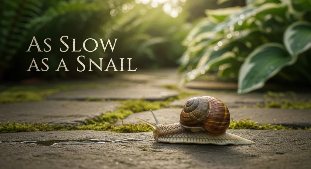 As Slow as a Snail