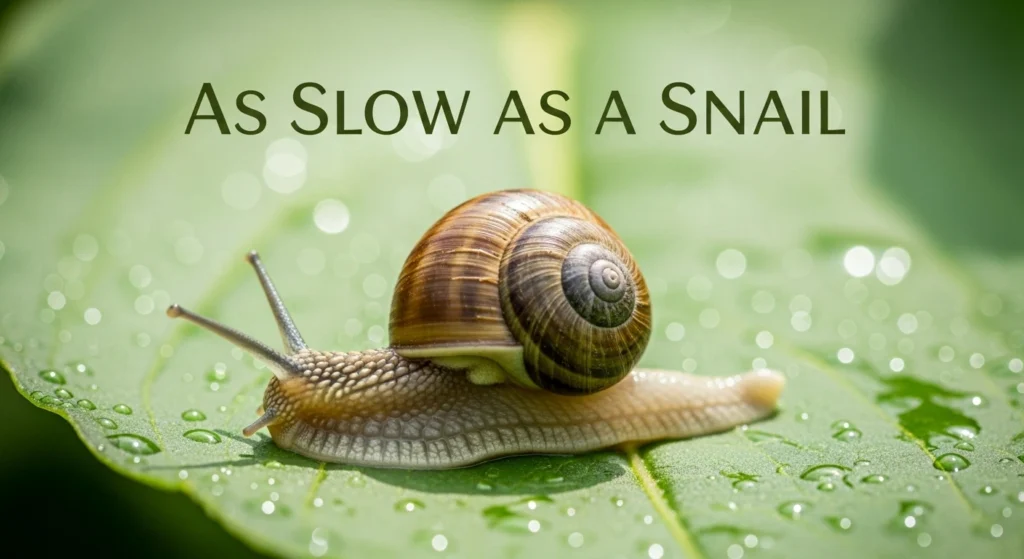 As Slow as a Snail