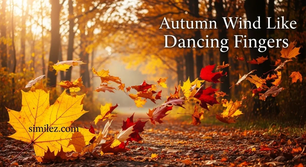 Autumn Wind Like Dancing Fingers