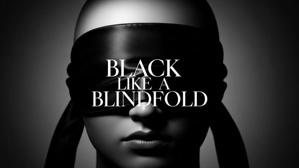Black Like a Blindfold