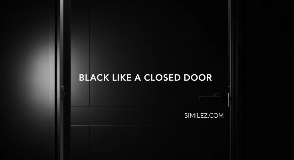 Black Like a Closed Door