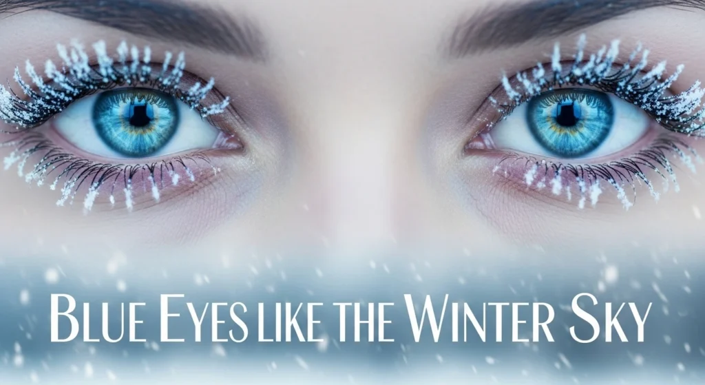 Blue Eyes Like the Winter Sky