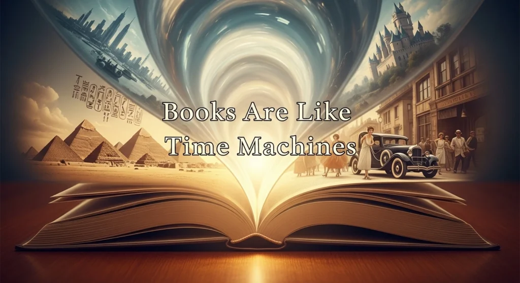 Books Are Like Time Machines
