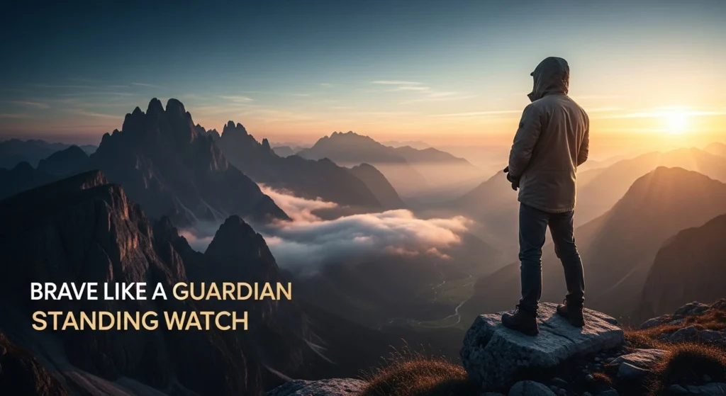 Brave Like a Guardian Standing Watch