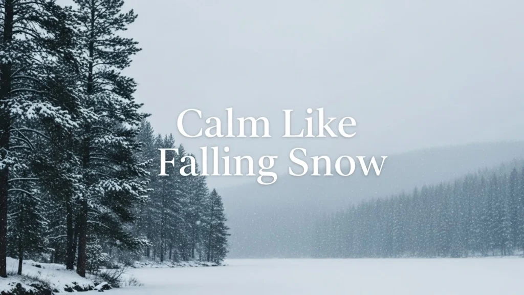 Calm Like Falling Snow