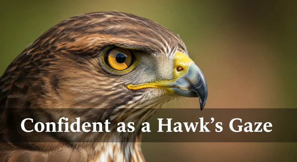 Confident as a Hawk’s Gaze