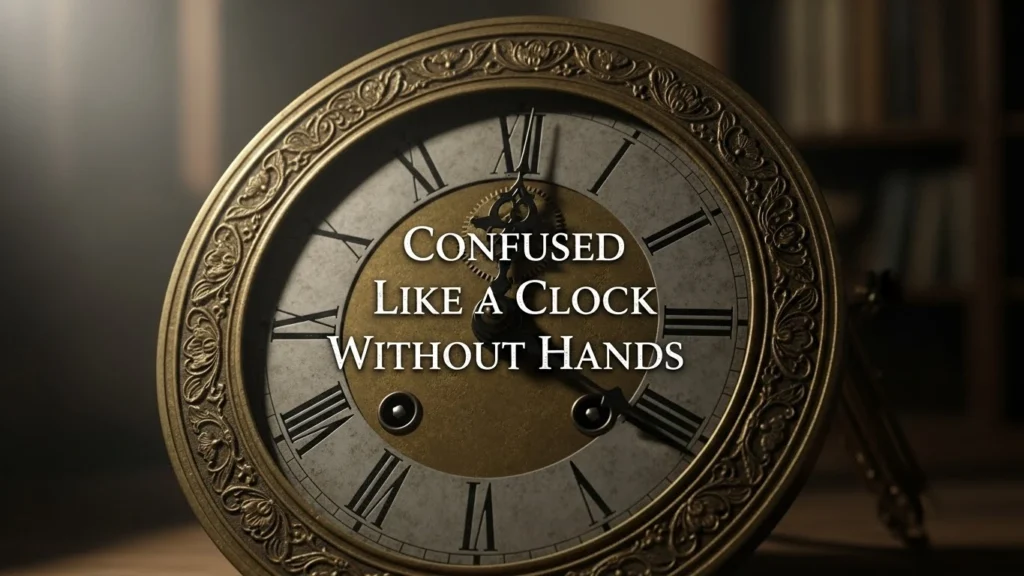 Confused Like a Clock Without Hands
