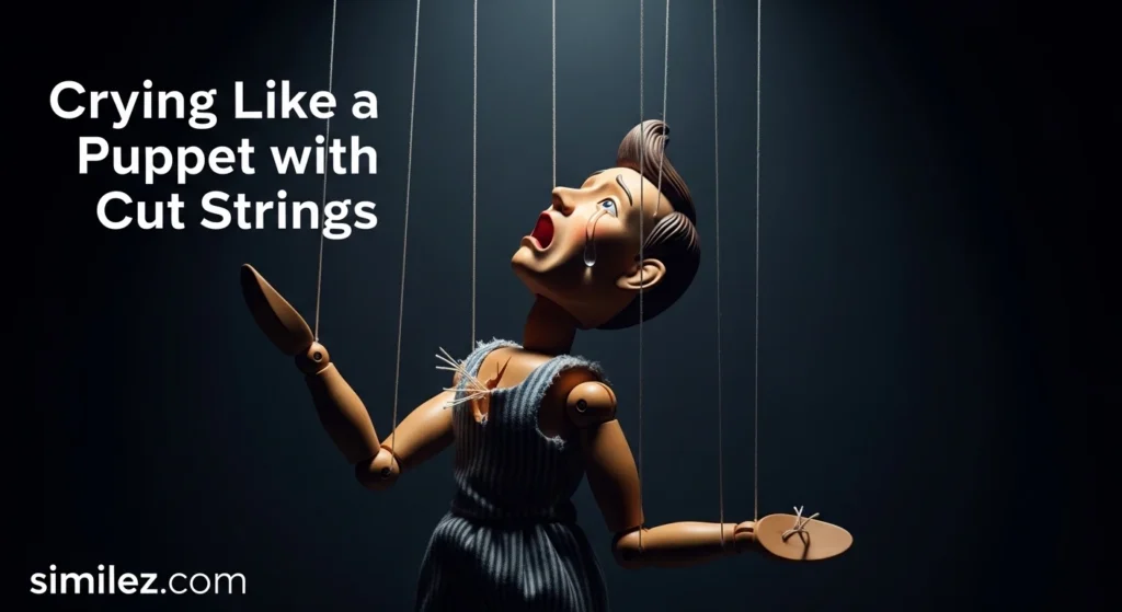 Crying Like a Puppet with Cut Strings