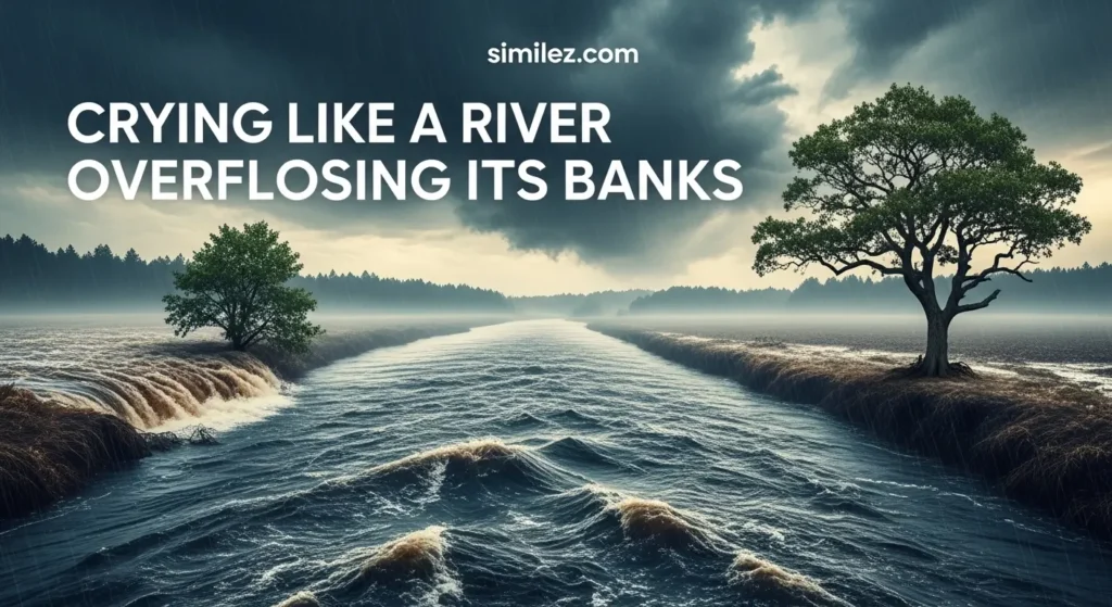 Crying Like a River Overflowing Its Banks