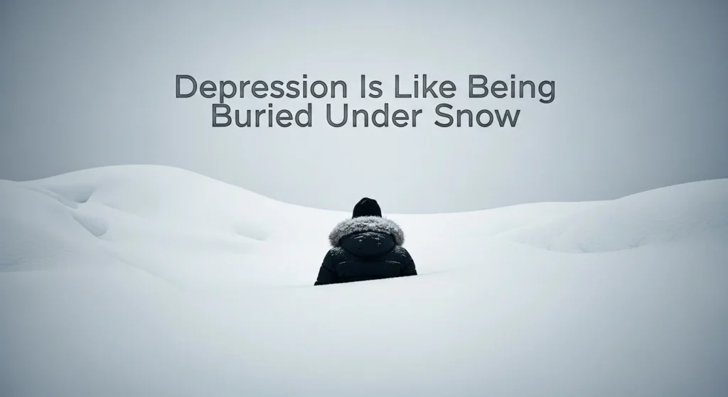 Depression Is Like Being Buried Under Snow