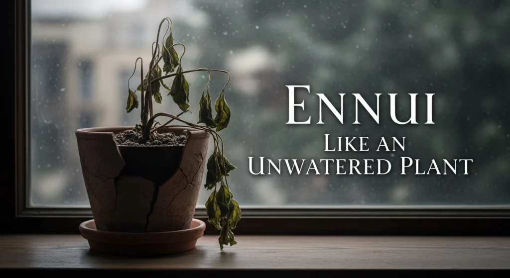 Ennui Like an Unwatered Plant