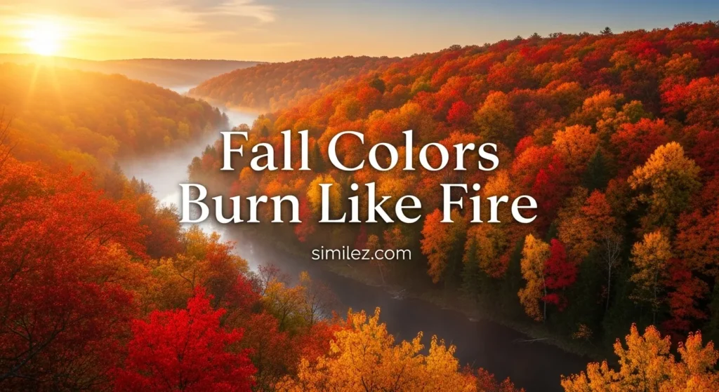 Fall Colors Burn Like Fire