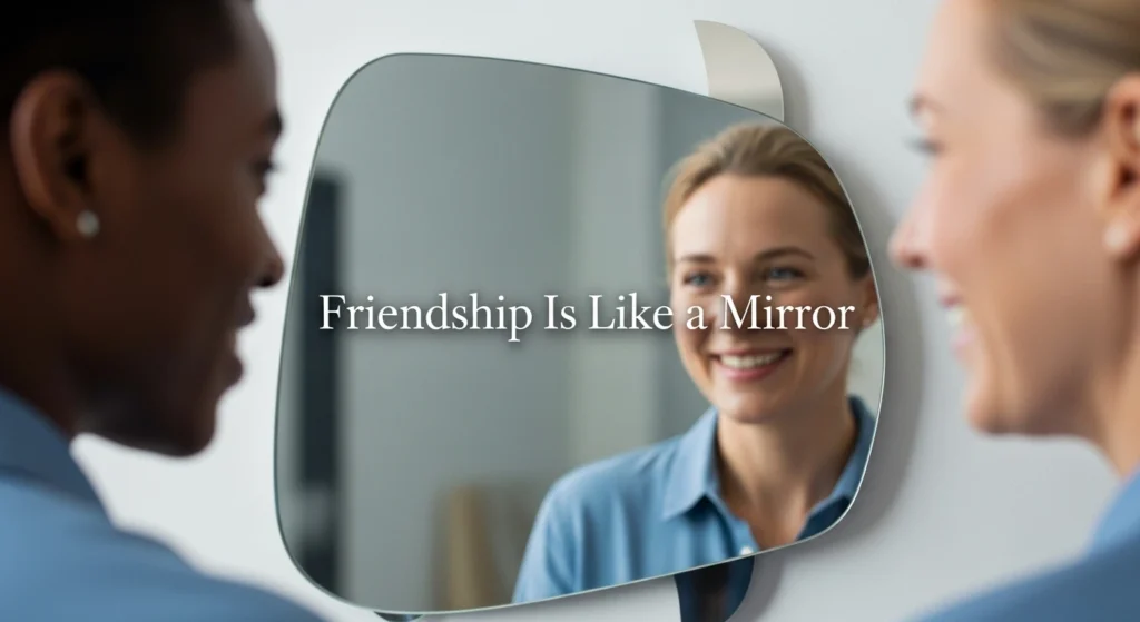 Friendship Is Like a Mirror