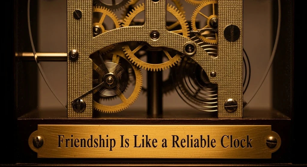 Friendship Is Like a Reliable Clock