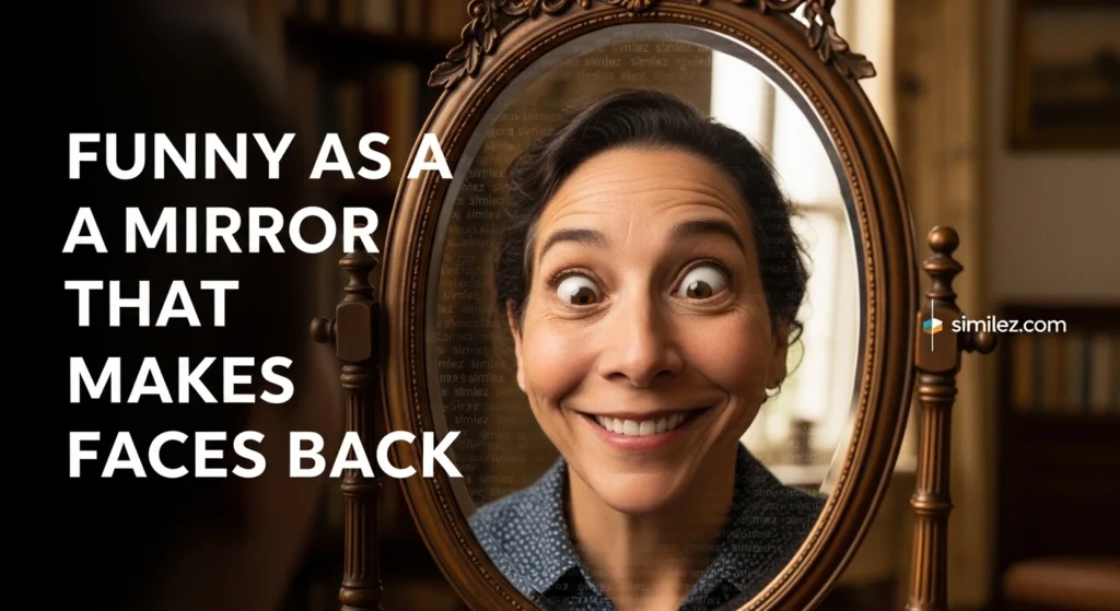 Funny as a Mirror That Makes Faces Back