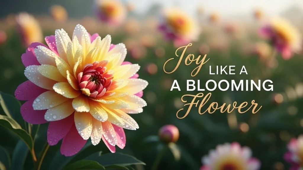 Joy Like a Blooming Flower