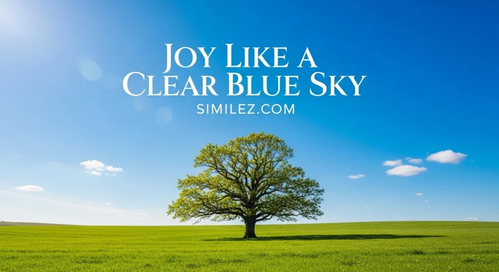 Joy Like a Clear Blue Sky