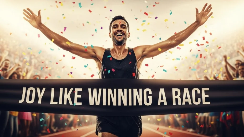 Joy Like Winning a Race