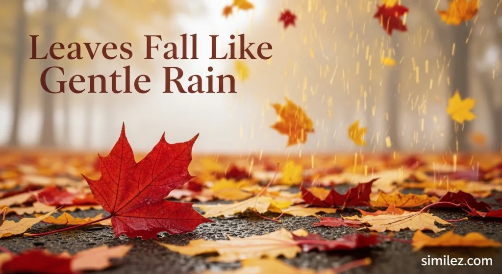 Leaves Fall Like Gentle Rain