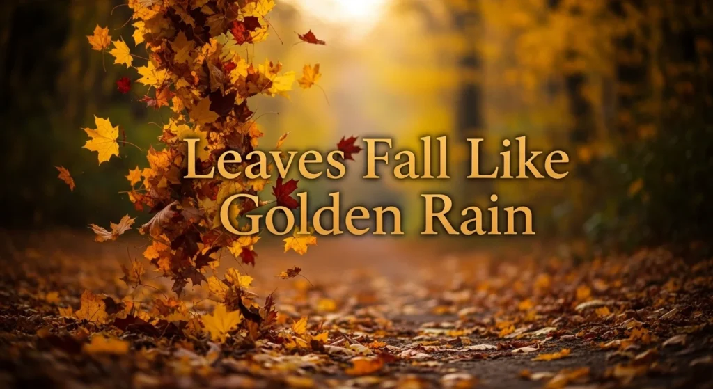 Leaves Fall Like Golden Rain
