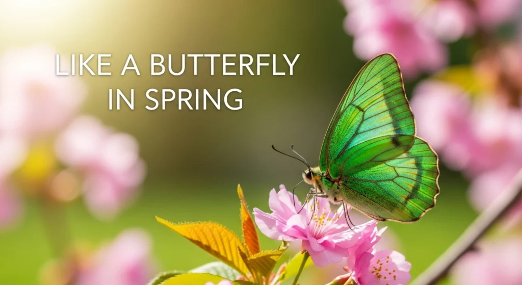 Like a Butterfly in Spring