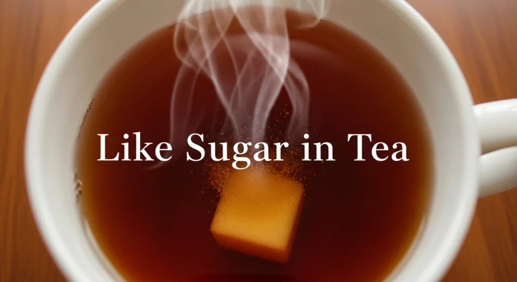 Like Sugar in Tea