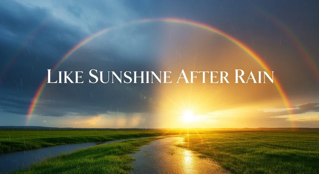 Like Sunshine After Rain