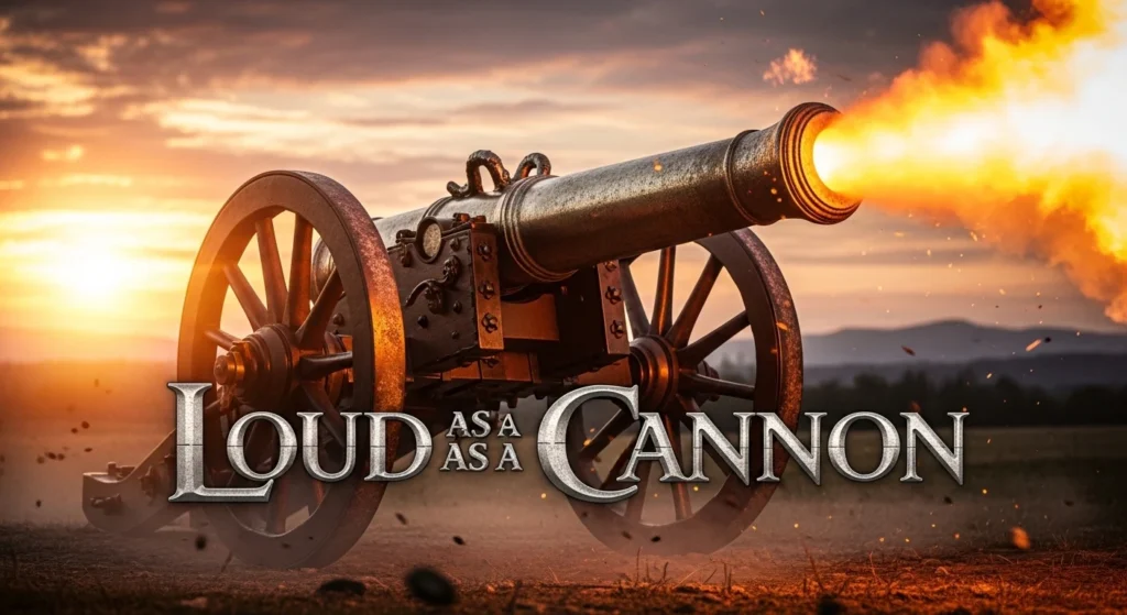 Loud as a Cannon