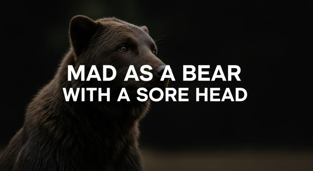 Mad as a Bear with a Sore Head