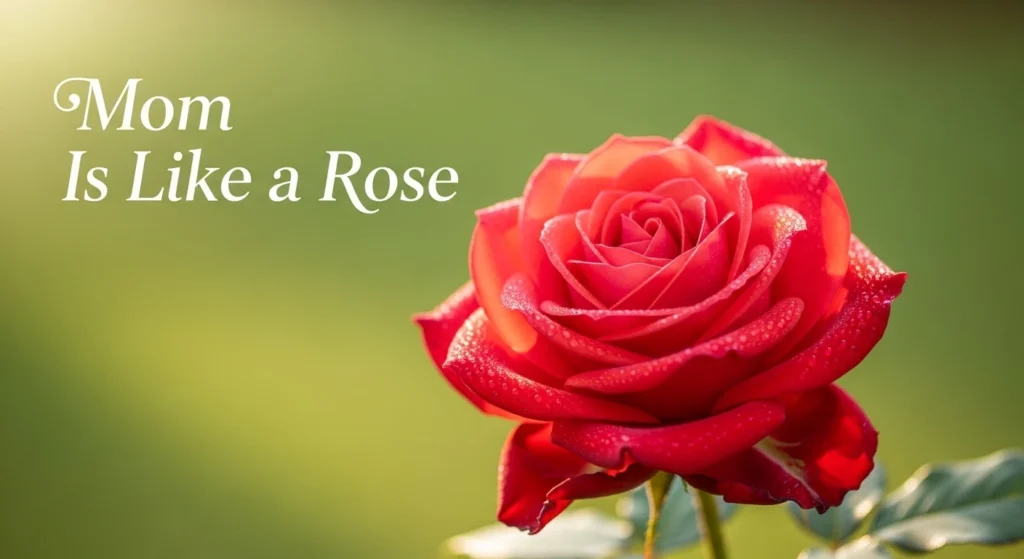 Mom Is Like a Rose