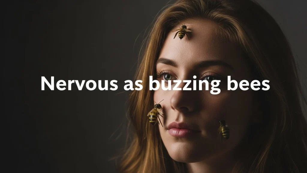 Nervous as buzzing bees