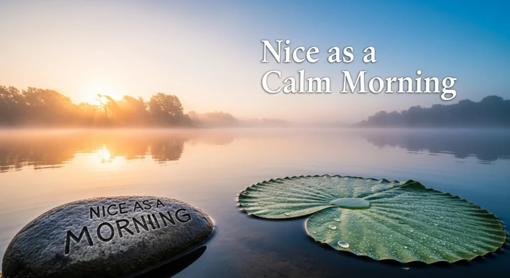Nice as a Calm Morning