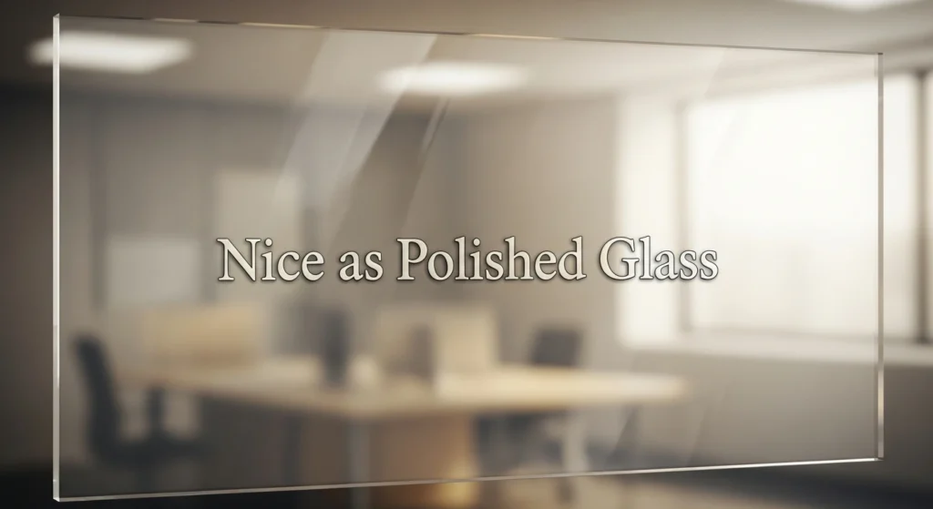 Nice as Polished Glass