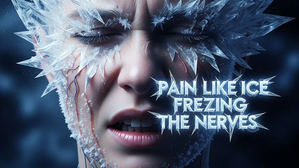 Pain like ice freezing the nerves