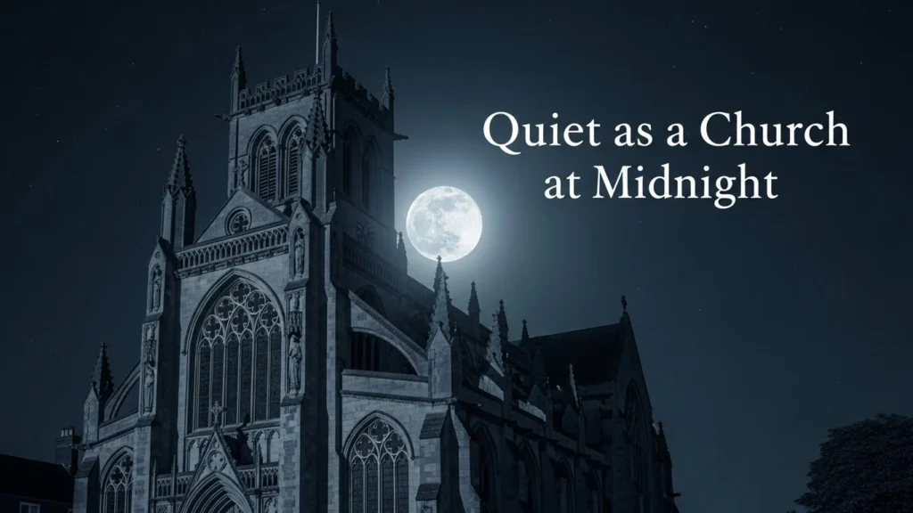 Quiet as a Church at Midnight
