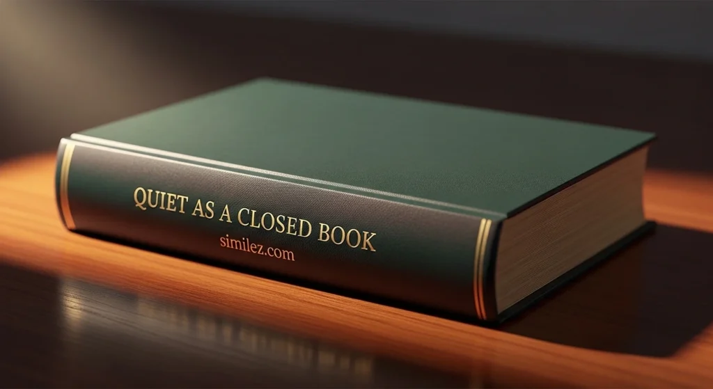 Quiet as a Closed Book
