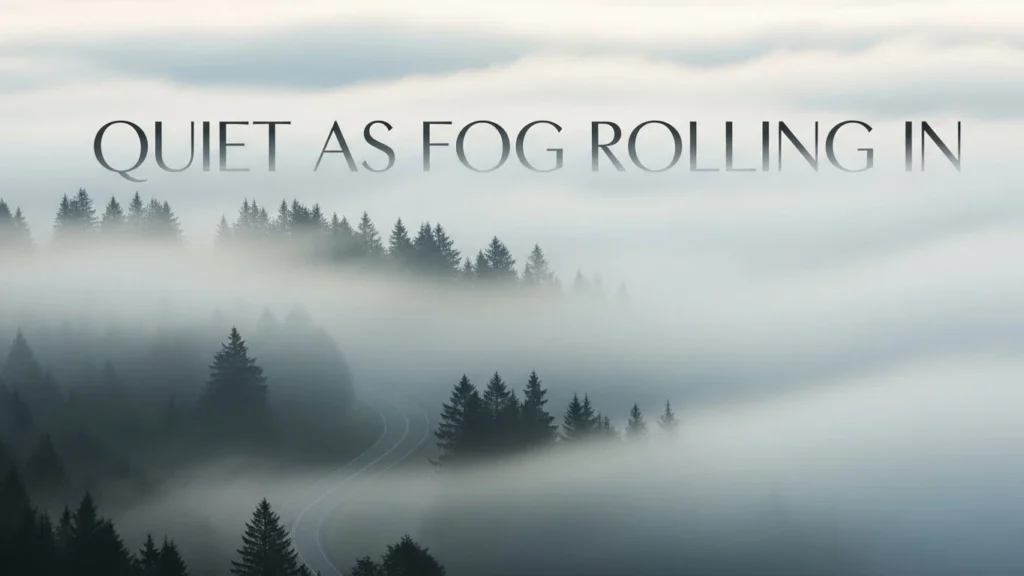 Quiet as Fog Rolling In