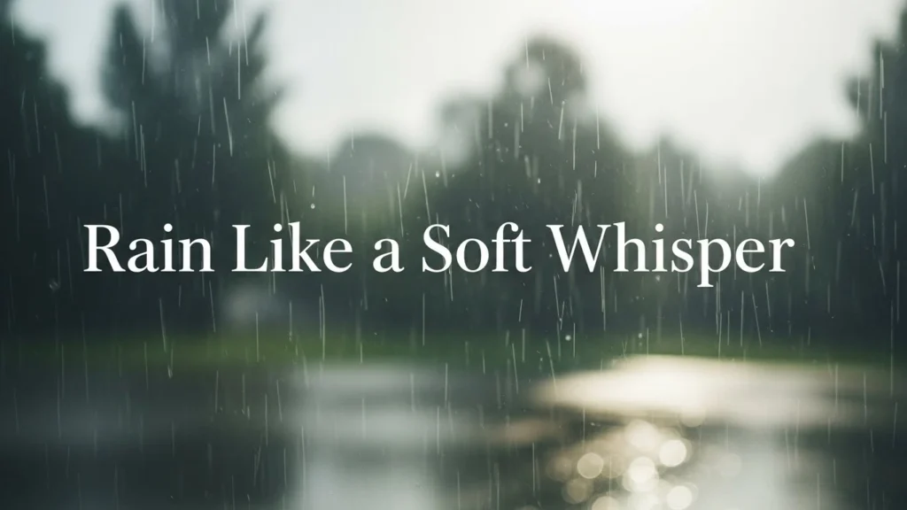 Rain Like a Soft Whisper