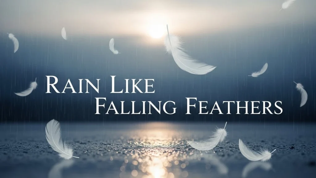 Rain Like Falling Feathers