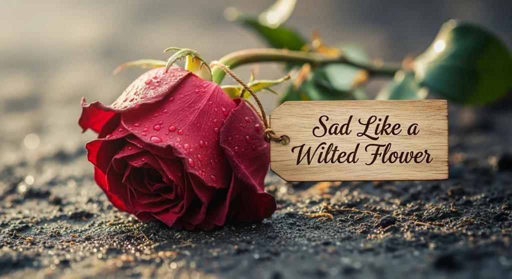 Sad Like a Wilted Flower