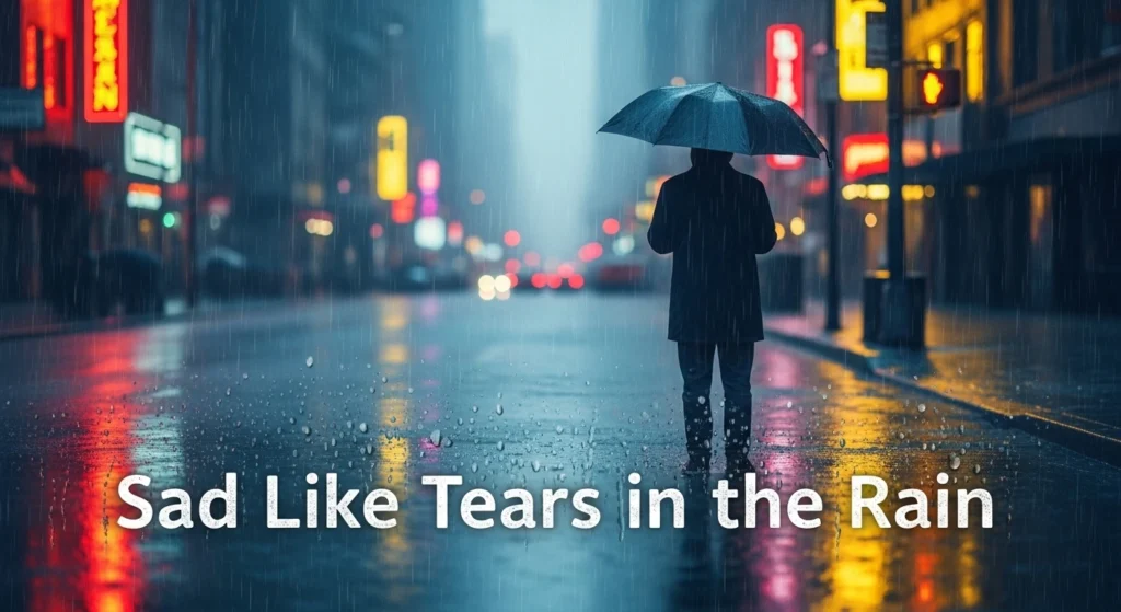 Sad Like Tears in the Rain