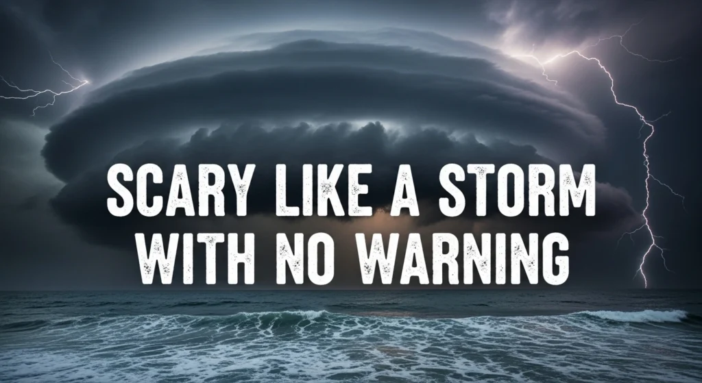 Scary Like a Storm with No Warning